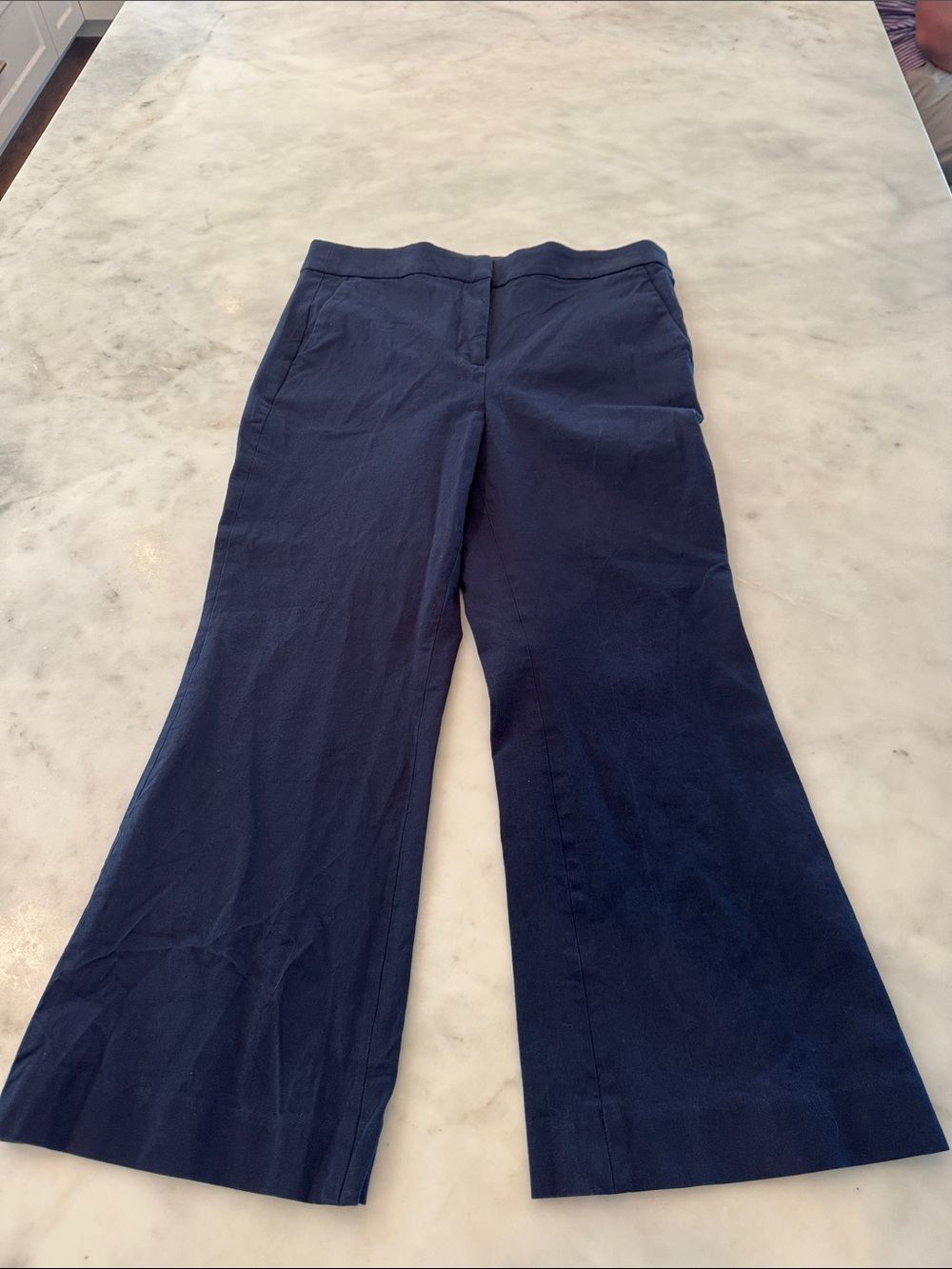 JCrew Kelsey Pant - Navy Flare Pants